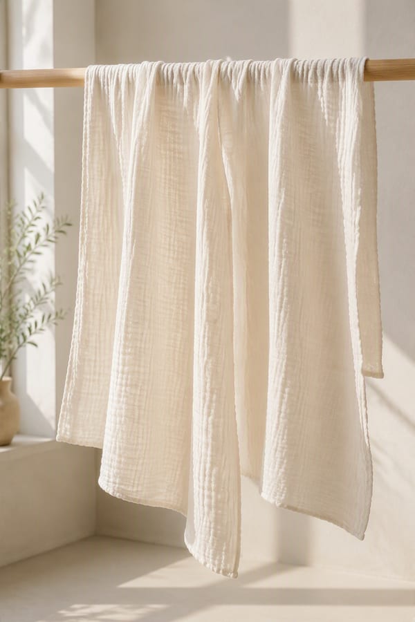 Muslin wrap in daylight